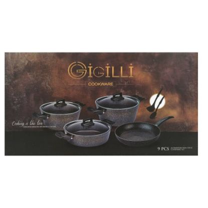 Picture of Gigilli Granite Cookware Set Eco 9pcs