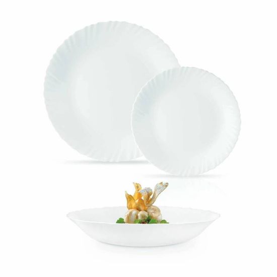 Picture of Luminarc Dinner Set 18pcs Feston White V2156