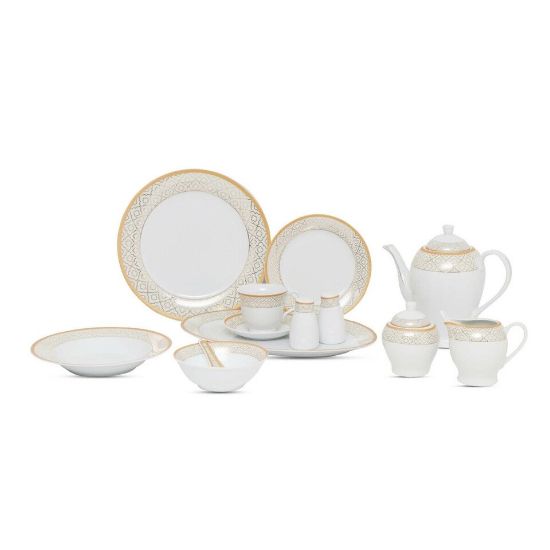 Picture of Pear Noire Dinner Set 58pc