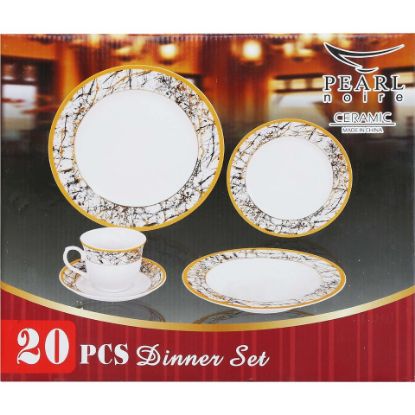 Picture of Pearl Noire Dinner Set 20pcs BAOYE179 GL