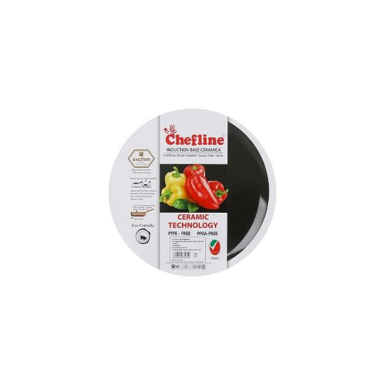 Picture of Chefline DN16 Induction Base Ceramic Natural Coating Sauce Pan, 16 cm, Black