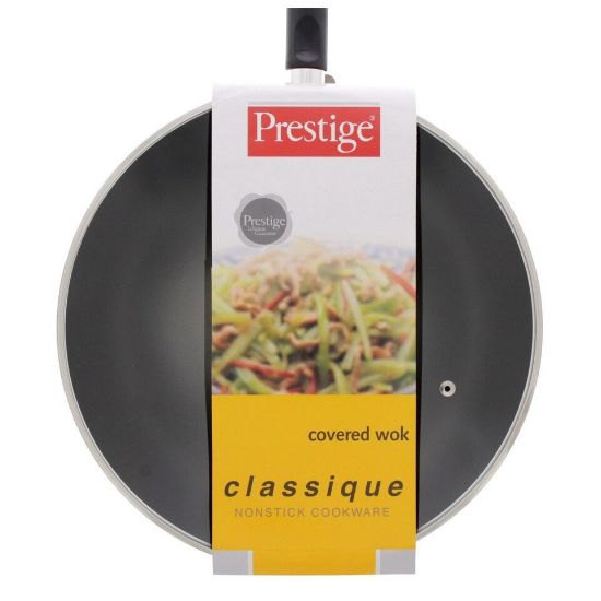 Picture of Prestige Wok Pan With Lid 26cm