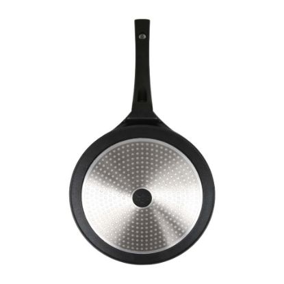 Picture of Chefline Induction Bottom Die Cast Aluminum Grill Pan, Round, 26.8 cm, Black, XGP-7