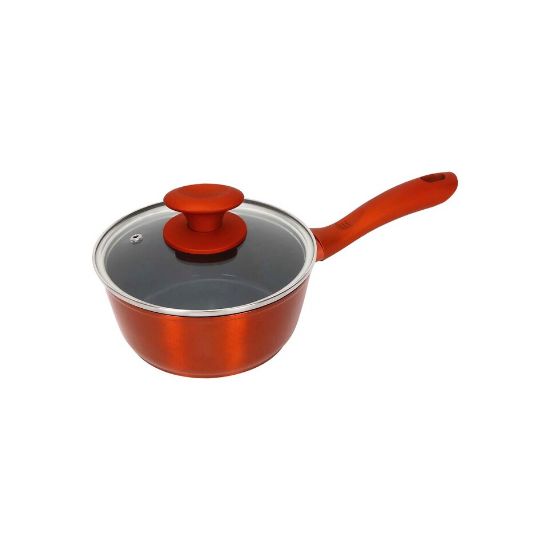 Picture of Chefline DN18 Induction Base Ceramic Natural Coating Sauce Pan, 18 cm, Black