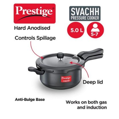 Picture of Prestige Svachh Hard Anodized Pressure Cooker 5Ltr MPD20278