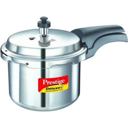 Picture of Prestige Aluminum Deluxe Plus Pressure Cooker 3Ltr