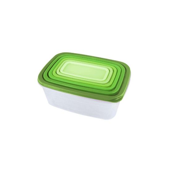 Picture of Ratan Food Container Emerald 6pcs 21726 Assorted Colors