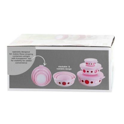 Picture of Joyful Plastic Container Ceramica 3pcs Set, Assorted Colors