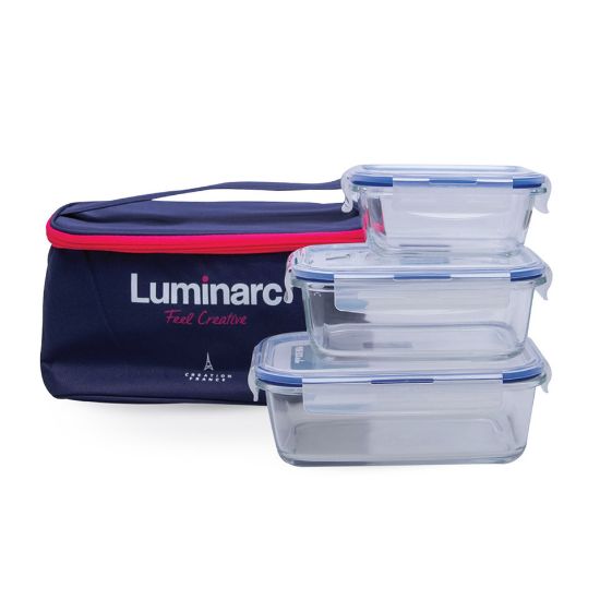 Picture of Luminarc Rectangle Pure Box 3pcs Set L2150