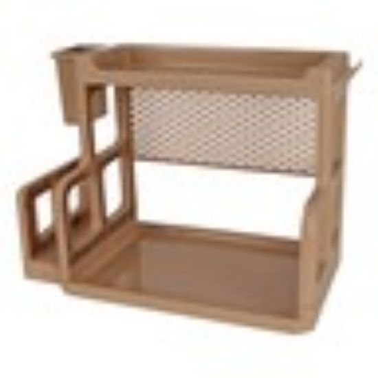 Picture of Home Plastic Kitchen Rack, Brown, 1910 CLC