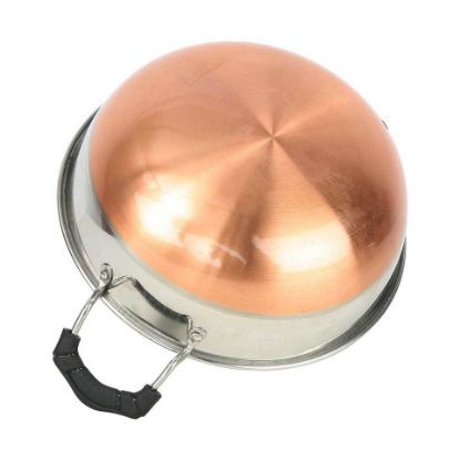 Picture of Chefline Copper Bottom Stainless Steel Kadai 26cm