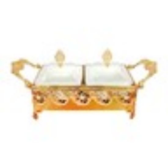 Picture of Home Ceramic Candy Box R2-090 Gold