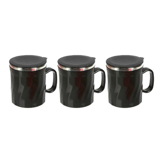 Picture of Home Stainless Steel Mug + Lid Wave 3pcs INDJ