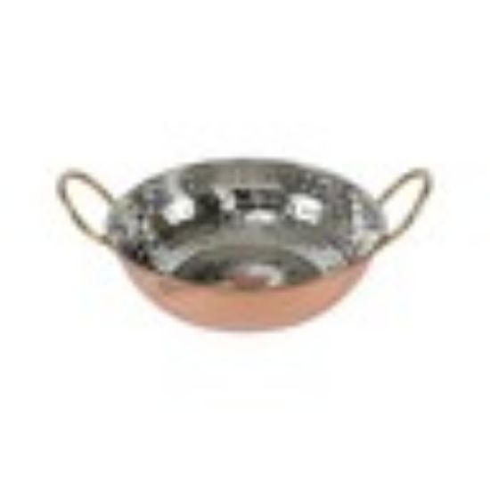 Picture of Chefline Hammered Copper Kadai 18.5cm