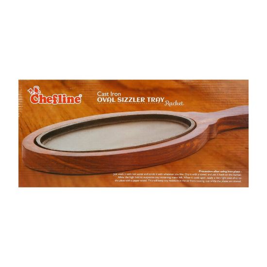 Picture of Chefline Cast Iron Sizzler Tray Oval IND