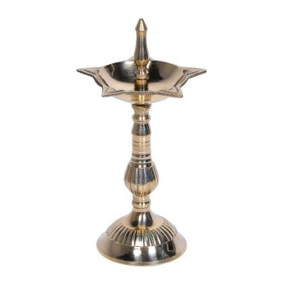 Picture of Silver Line Brass Asha Deep, Traditional Kerala Nilavilakku Medium