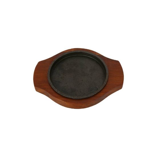 Picture of Chefline Cast Iron Sizzler Tray Round 15cm