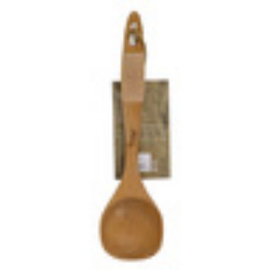 Picture of Chefline Wooden Ladle Silicon Grip S360