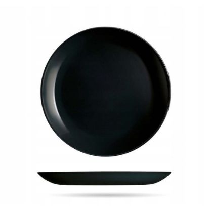 Picture of Luminarc Dessert Plate Diwali Black P0789 19cm