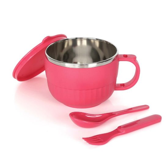 Picture of Chefline Soup Bowl + Spoon + Fork IND