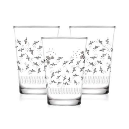 Picture of Mary Liz Floret Water Glass, 3 Pcs, ML1209