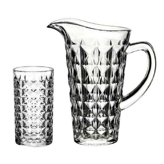 Picture of Kula Glass Water Set 7pcs Diamond