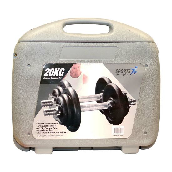 Picture of Sports Champion Black Dumbell 20Kg W-028-A