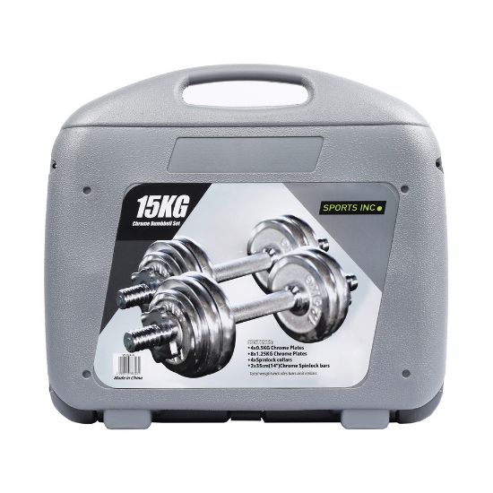 Picture of Sports INC Chrome Dumbbell 15kg W-024-A