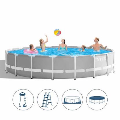 Picture of Intex Prism Frame Round Above Ground Pool 18Ft 549x122 Cm 26732