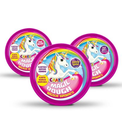 Picture of Craze Magic Dough - Unicorn Edition - Galaxy Glitter 58917