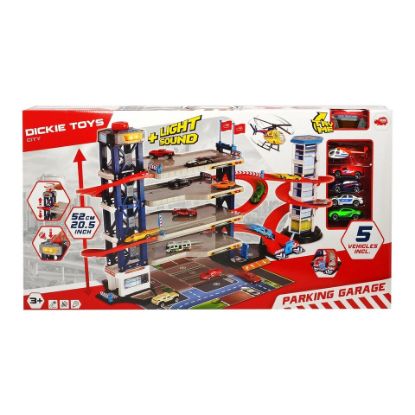 Picture of Dickie City Parking Garage Play Set - Multicolor 4 Vehicles 203749008