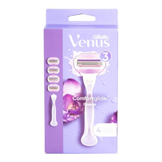 Picture of Gillette Venus Comfort Glide Breeze 1 Handle + 4 Cartridges