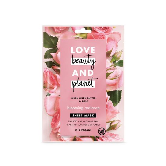 Picture of Love Beauty and Planet Sheet Mask Blooming Radiance Murumuru Butter & Rose 1pc