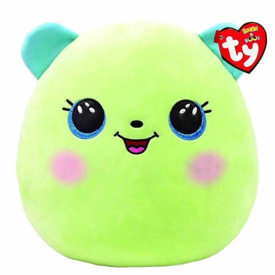 Picture of Ty Squish A Boos Bear Clover Green 14" 39314