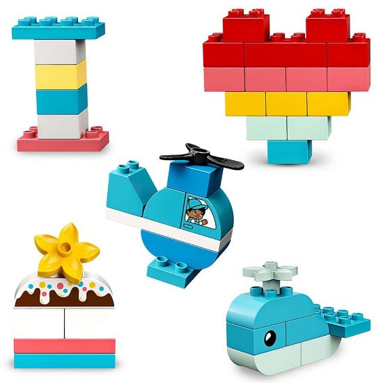 Picture of Lego 10909 Duplo Heart Box Kids Playset 80pcs