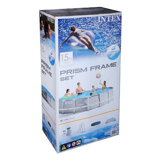 Picture of Intex Prism Frame Above Ground Pool Round 26724 Size: 457 x 107 cm 26724