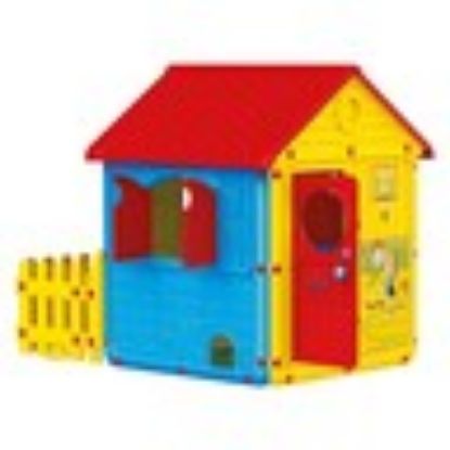 Picture of Dolu My First House with Fence Outdoor Playhouse 3019