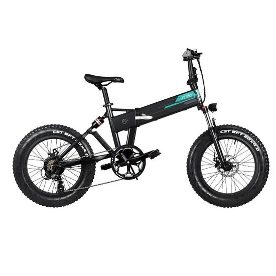 Picture of Fiido E-Bike Folding M1FIIDO Black 20" Fat Tires Electric Bikes