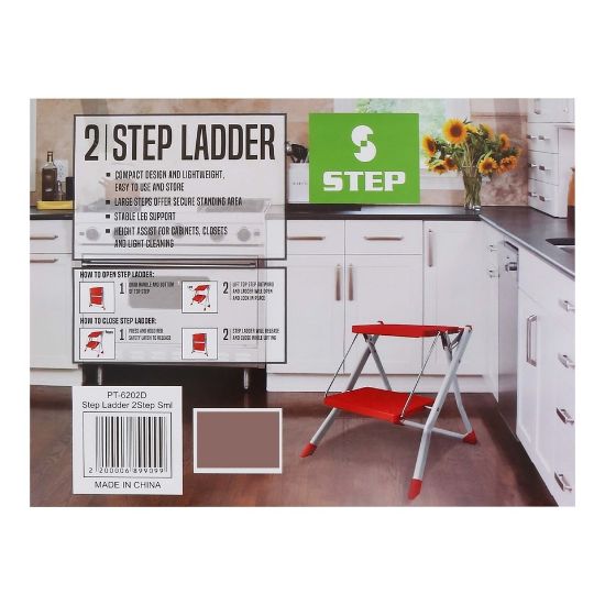 Picture of Step Ladder 2 Step PT-6202D Small Assorted Colors