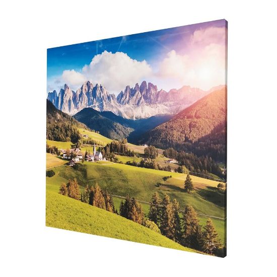 Picture of Maple Leaf Canvas Wall Picture With Wooden Frame 56x56cm