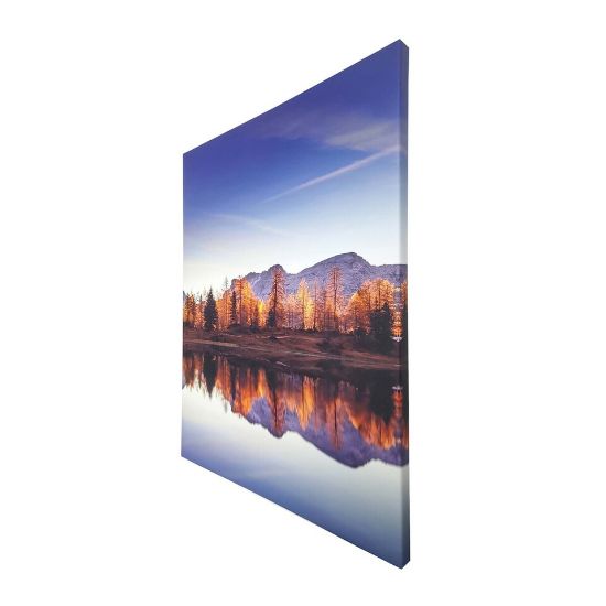 Picture of Maple Leaf Canvas Wall Picture With Wooden Frame 30x40cm