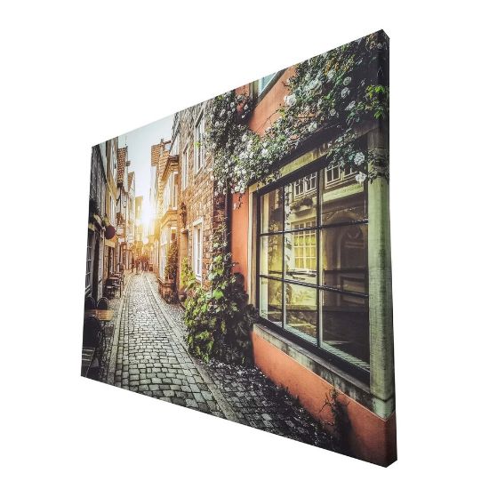 Picture of Maple Leaf Canvas Wall Picture With Wooden Frame 30x40cm