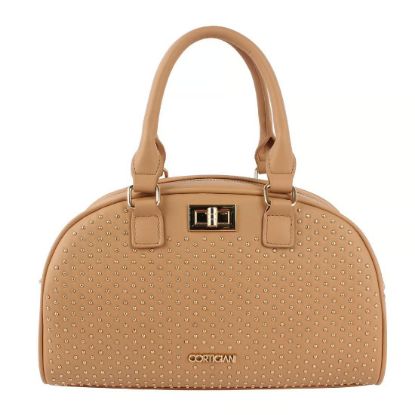 Picture of Cortigiani PU Synthetic Leather Bag With Long Strap For Ladies, Apricot, CTGKDGZ23-15