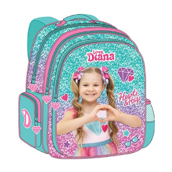 Picture of Love Diana School BackPack 16inch FK21365