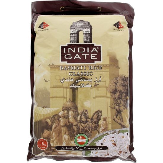 Picture of India Gate Basmati Rice Classic 5kg(N)