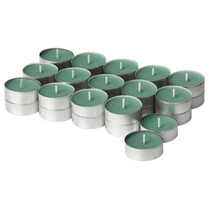 Picture of Maple Leaf Scented Tealight Candle Set 50pcs Green