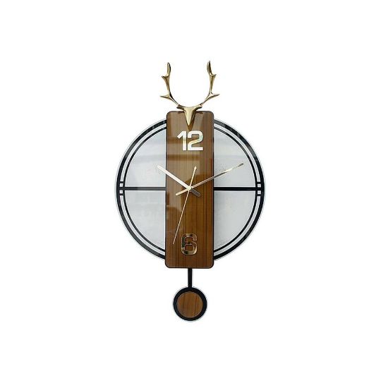 Picture of Maple Leaf Metal Wall Clock NYK602