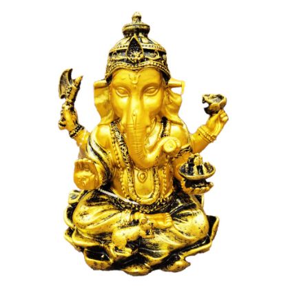 Picture of Maple Leaf Ganapathi Figurine Y-02