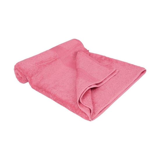 Picture of Laura Collection Bath Towel Pink Size: W70 x L140cm