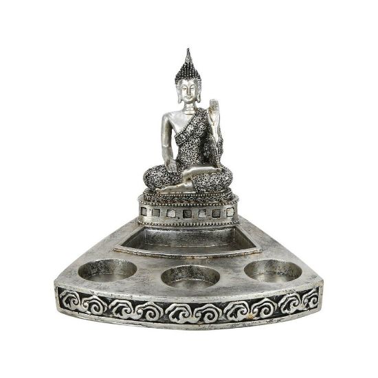 Picture of Maple Leaf Polyresin Buddha Idole 7577-228